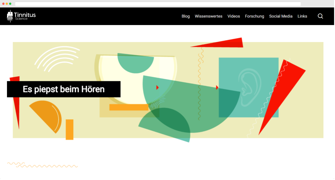 Tinnitus Science Screenshot Startseite